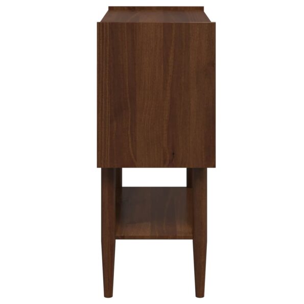 vidaXL Konzolový stôl BILBAO Tmavý karamel 80 x 40 x 95 cm – Obrázok 4