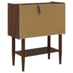 vidaXL Konzolový stôl BILBAO Tmavý karamel 80 x 40 x 95 cm – Obrázok 5