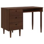 vidaXL Stôl BILBAO Tmavý karamel 114 x 53 x 75 cm – Obrázok 2