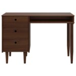 vidaXL Stôl BILBAO Tmavý karamel 114 x 53 x 75 cm – Obrázok 4