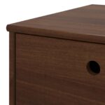 vidaXL Stôl BILBAO Tmavý karamel 114 x 53 x 75 cm – Obrázok 7