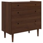vidaXL Příborník BILBAO Tmavý karamel 90 x 45 x 89 cm – Obrázok 2