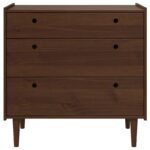 vidaXL Příborník BILBAO Tmavý karamel 90 x 45 x 89 cm – Obrázok 4