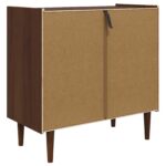 vidaXL Příborník BILBAO Tmavý karamel 90 x 45 x 89 cm – Obrázok 6