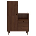 vidaXL Skriňa BILBAO Karamele 100 x 45 x 160 cm – Obrázok 4