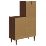 vidaXL Skriňa BILBAO Karamele 100 x 45 x 160 cm – Obrázok 6