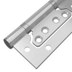 vidaXL Pánt 8 ks 100 x 75 x 13 mm Strieborná Oceľ – Obrázok 6