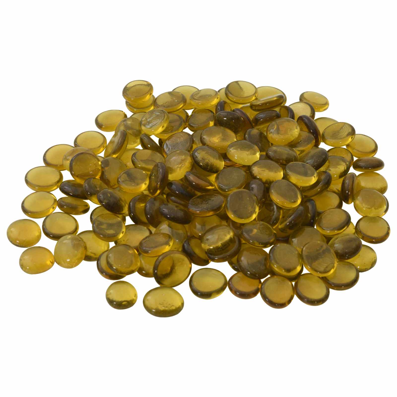 42041584_1.jpg vidaXL Sklenený nugget 17-19 mm Žltá Sklo – Obrázok 1