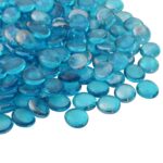 vidaXL Sklenený nugget 17-19 mm Aqua modrá Sklo – Obrázok 3