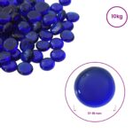 vidaXL Sklenený nugget 17-19 mm Kobaltovo modrá Sklo – Obrázok 4