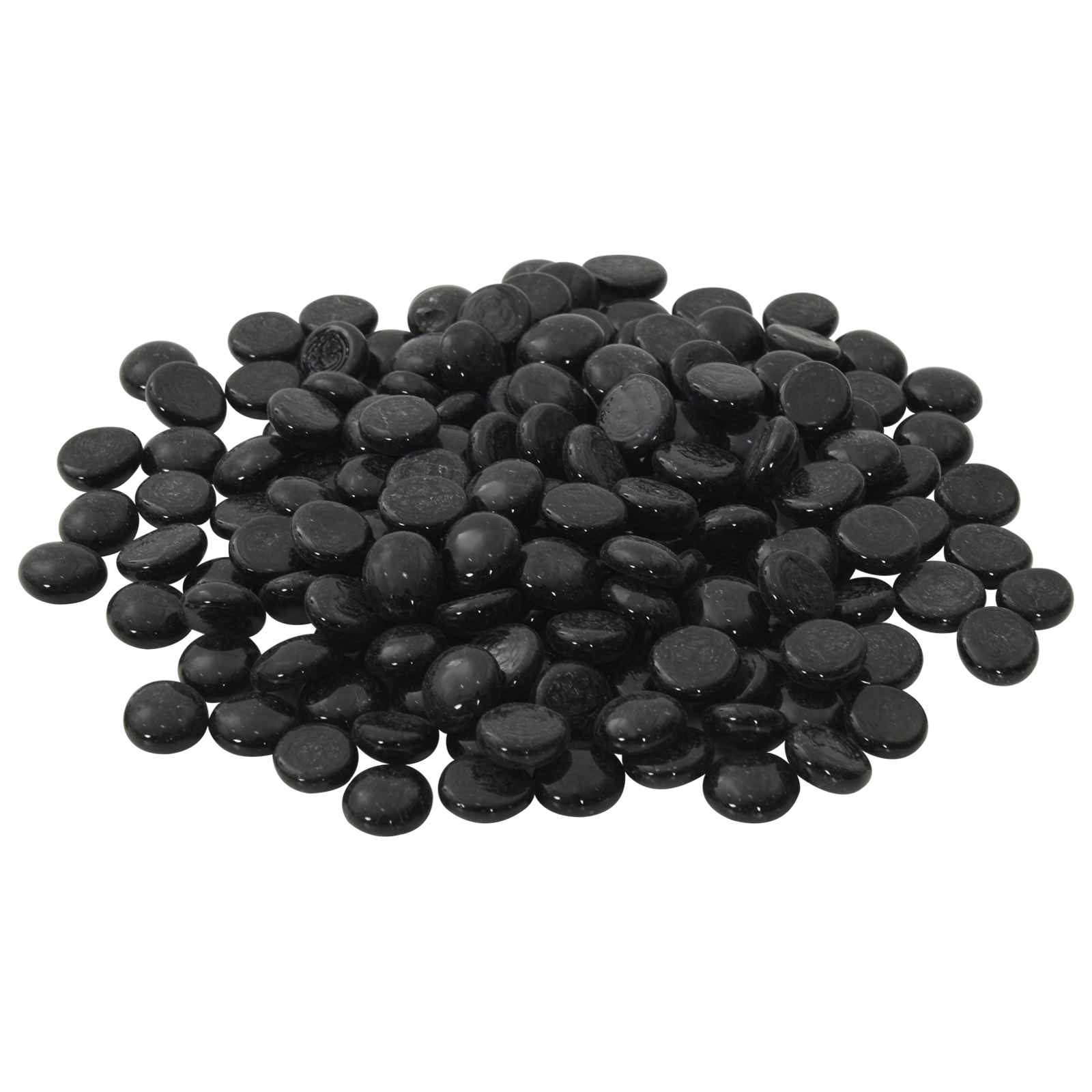 42041602_1.jpg vidaXL Sklenený nugget 17-19 mm Čierna Sklo – Obrázok 1