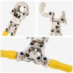 vidaXL Hydraulický nástroj na lisovanie potrubia 2 ks – Obrázok 6