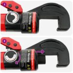 vidaXL Hydraulický nástroj na krimpovanie káblov 50 kN 4-70 mm² Oceľ – Obrázok 5