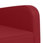 vidaXL Kreslo Víno červené Umelá koža – Obrázok 6