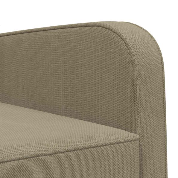 vidaXL Kreslo Khaki Zamat – Obrázok 6