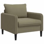 vidaXL XL kreslo Khaki Zamat