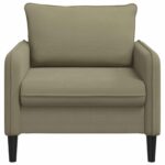vidaXL XL kreslo Khaki Zamat – Obrázok 2