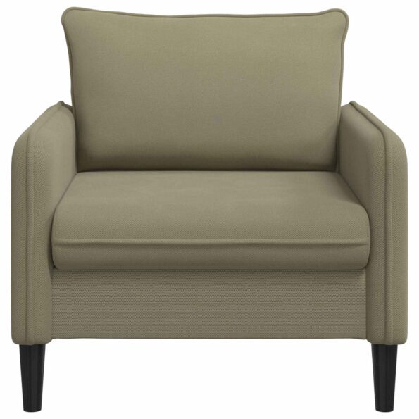 vidaXL XL kreslo Khaki Zamat – Obrázok 2