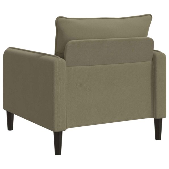 vidaXL XL kreslo Khaki Zamat – Obrázok 4