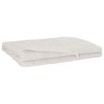 vidaXL Záťažová deka Biela 138 x 200 cm 10 kg 100% Bavlna 205T – Obrázok 2