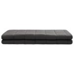 vidaXL Záťažová deka Antracitová 120 x 180 cm 5 kg 100% Bavlna 205T – Obrázok 3