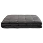 vidaXL Záťažová deka Antracitová 120 x 180 cm 5 kg 100% Bavlna 205T – Obrázok 4