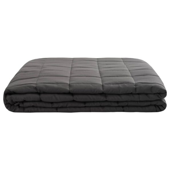 vidaXL Záťažová deka Antracitová 120 x 180 cm 5 kg 100% Bavlna 205T – Obrázok 4