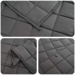 vidaXL Záťažová deka Antracitová 120 x 180 cm 5 kg 100% Bavlna 205T – Obrázok 5