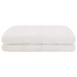 vidaXL Záťažová deka Biela 155 x 220 cm 7 kg 100% Bavlna 205T – Obrázok 3
