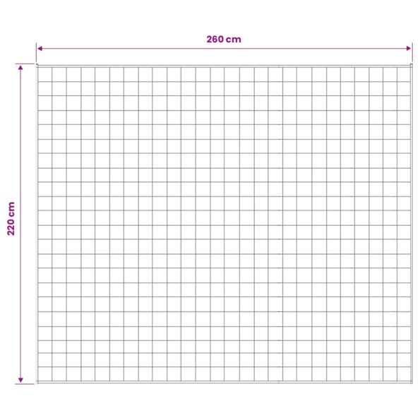 vidaXL Záťažová deka Biela 220 x 260 cm 11 kg 100% Bavlna 205T – Obrázok 7