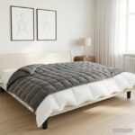 vidaXL Záťažová deka Antracitová 155 x 220 cm 7 kg 100% Bavlna 205T