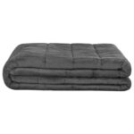 vidaXL Záťažová deka Antracitová 155 x 220 cm 7 kg 100% Bavlna 205T – Obrázok 4