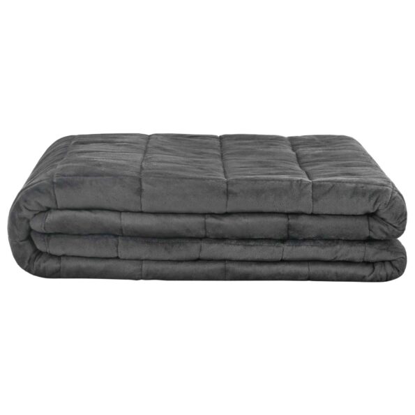 vidaXL Záťažová deka Antracitová 235 x 290 cm 11 kg 100% Bavlna 205T – Obrázok 4