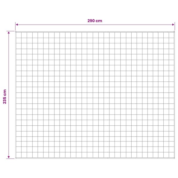 vidaXL Záťažová deka Antracitová 235 x 290 cm 11 kg 100% Bavlna 205T – Obrázok 7