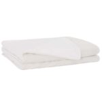 vidaXL Záťažová deka Biela 155 x 220 cm 11 kg 100% Bavlna 205T – Obrázok 2