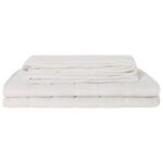 vidaXL Záťažová deka Biela 155 x 220 cm 11 kg 100% Bavlna 205T – Obrázok 3