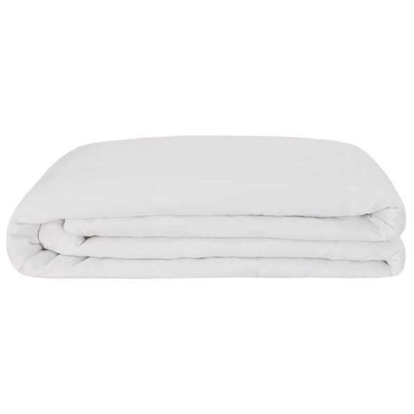 vidaXL Záťažová deka Biela 155 x 220 cm 11 kg 100% Bavlna 205T – Obrázok 5