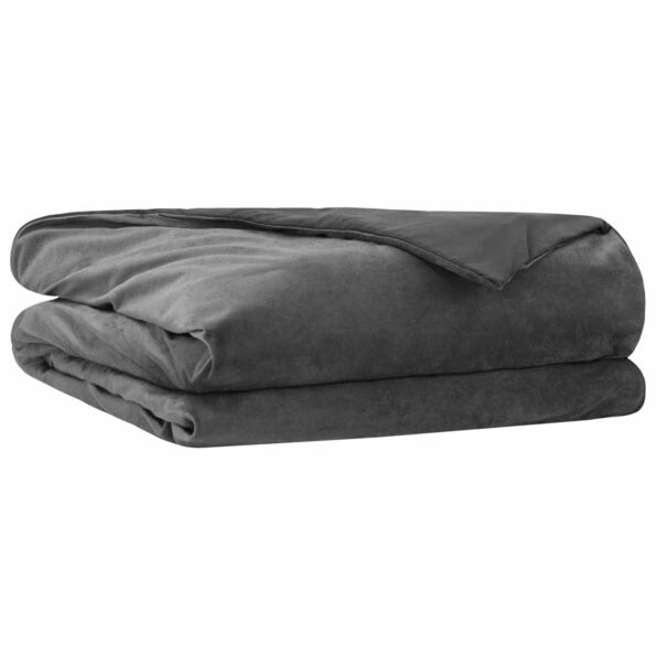 vidaXL Záťažová deka Antracitová 200 x 225 cm 13 kg 100% Bavlna 205T – Obrázok 2
