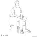 vidaXL Akcentové kreslo Béžová Bouclé – Obrázok 9