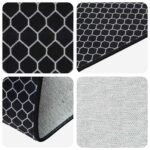 vidaXL Behúň ORIZ 1150 gsm Čierny sieťový vzor – Obrázok 3