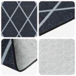 vidaXL Behúň ORIZ 1150 gsm Čierny sieťový vzor – Obrázok 3