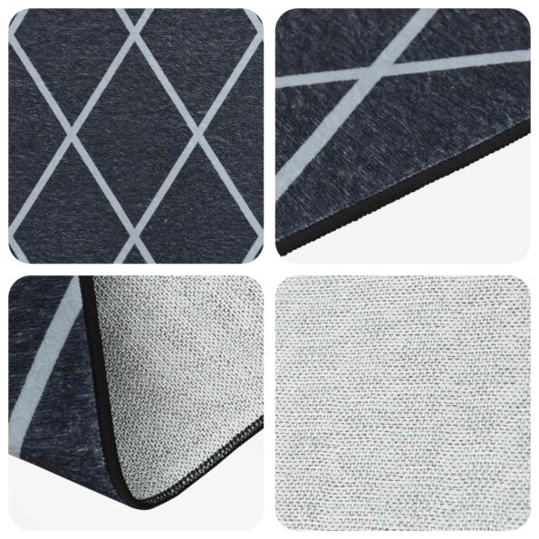 vidaXL Behúň ORIZ 1150 gsm Čierny sieťový vzor – Obrázok 3