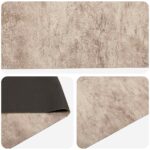 vidaXL Kuchynský koberec Béžový betón 180 x 60 cm 100% polyamid – Obrázok 2