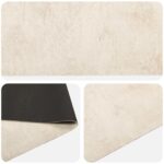 vidaXL Kuchynský koberec krémový betón 150 x 45 cm 100% polyamid – Obrázok 2