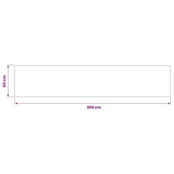 vidaXL Kuchynský koberec Béžový domov 300 x 60 cm 100% polyamid – Obrázok 3