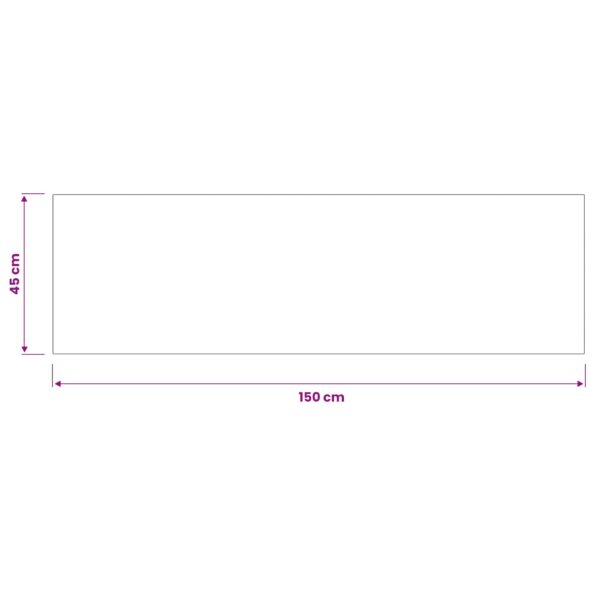 vidaXL Kuchynský koberec Hnedý škandinávsky 150 x 45 cm 100% polyamid – Obrázok 3