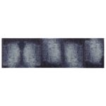 vidaXL Kuchynský koberec Modrý zub 180 x 60 cm 100% polyamid Prateľné