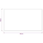 vidaXL Rohož Svetlosivá 150 x 90 cm 100% polyamid Prateľné – Obrázok 4