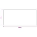 vidaXL Rohož Svetlosivá 250 x 120 cm 100% polyamid – Obrázok 3