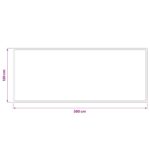 vidaXL Rohož Svetlosivá 300 x 120 cm 100% polyamid – Obrázok 3